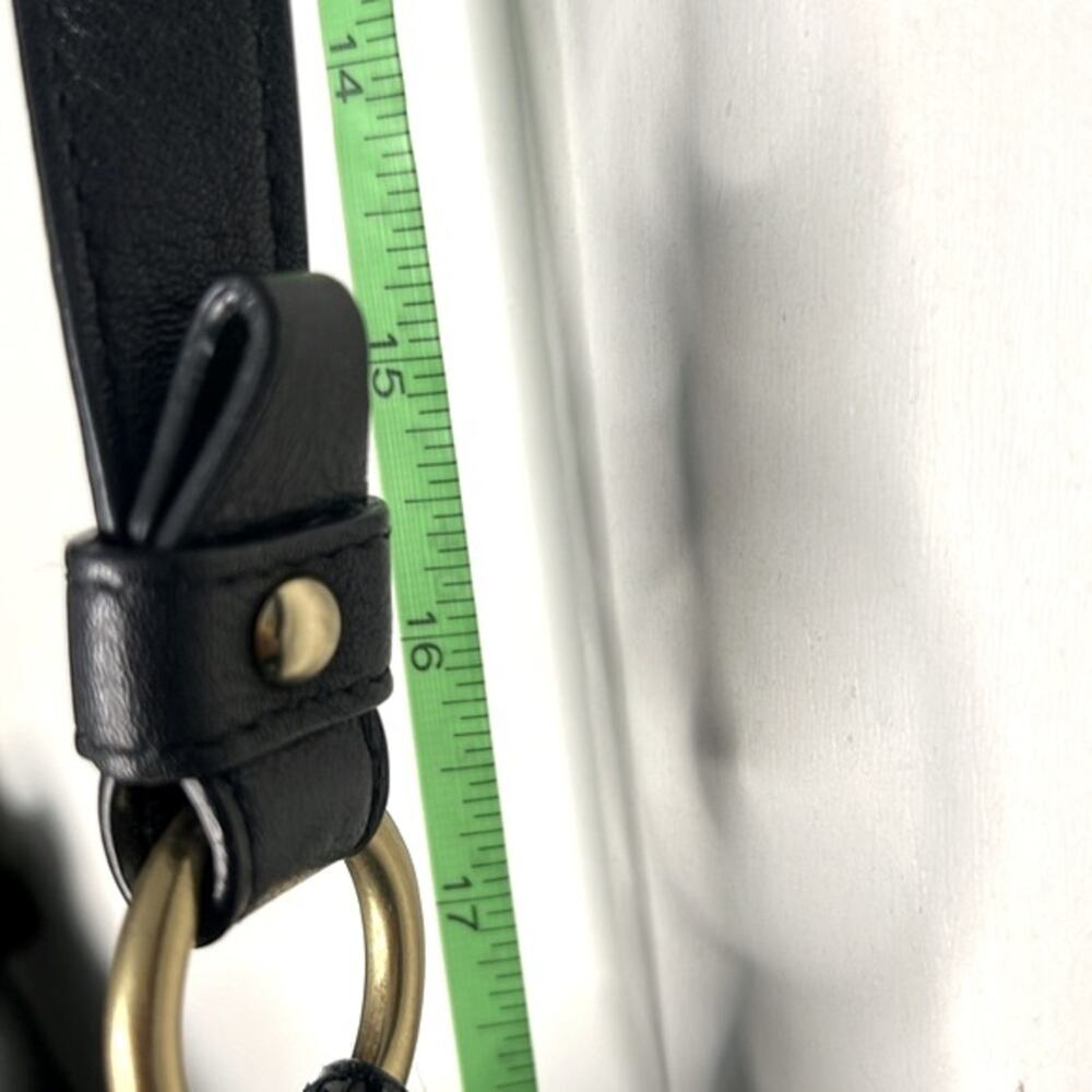 Coach Ashley Black Python Leather Satchel Purse - Picture 13 of 14